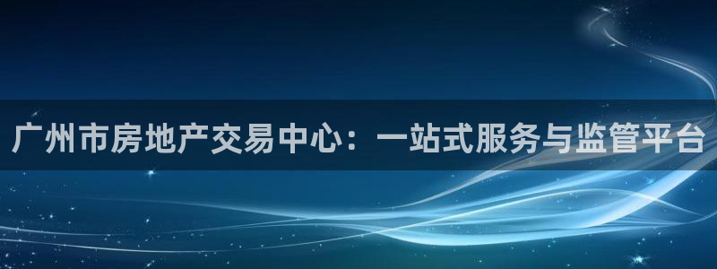 新宝m2O5O5O：广州市房地产交易中心：一站式服务与监管平
