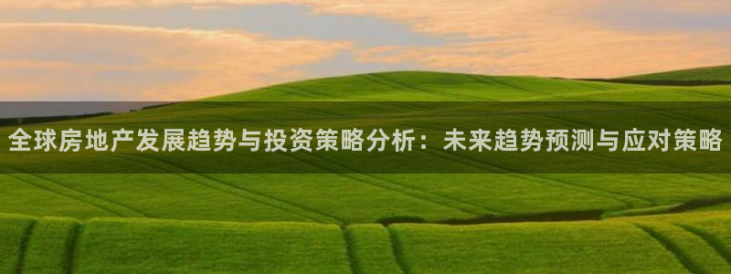 新宝5-：全球房地产发展趋势与投资策略分析：未来趋势预测与应