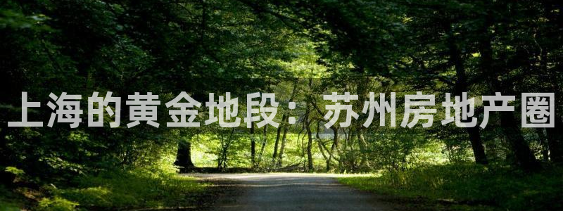 新宝5得74OOO5：上海的黄金地段：苏州房地产圈