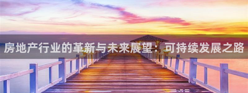 新宝5台卡：房地产行业的革新与未来展望：可持续发展之路
