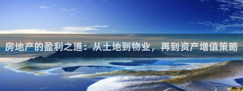 新宝股东张听2 5 5：房地产的盈利之道：从土地到物业，再到