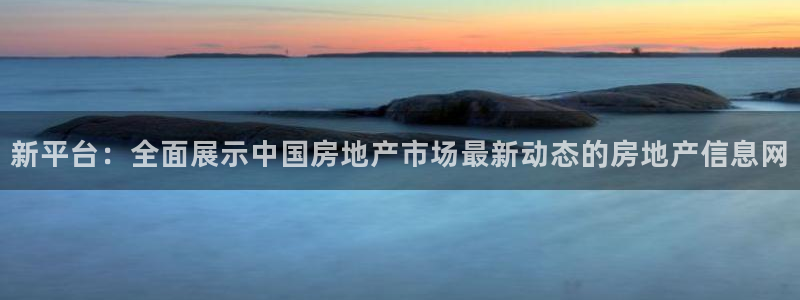 新宝5娱乐主管：新平台：全面展示中国房地产市场最新动态的房地
